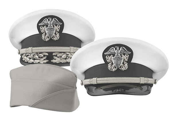 Cover O5-O6 Dress Cap Frame and White Cap - Abbott Uniforms